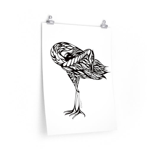 "Wading Through Life" - Premium Matte poster