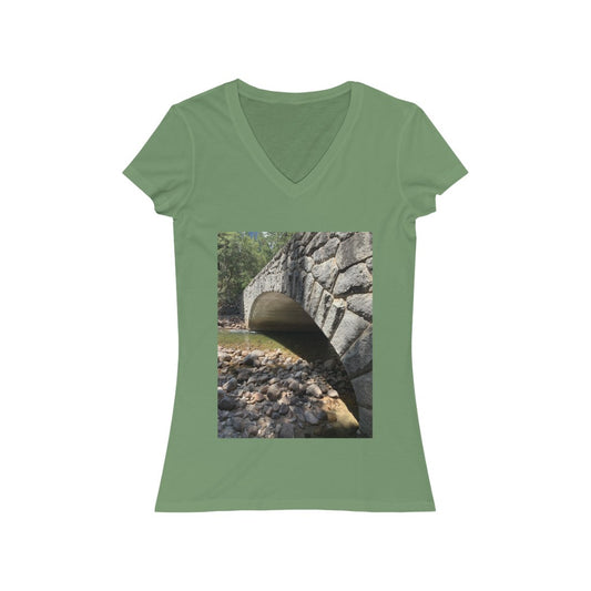 Stone Bridge - Women's Jersey Short Sleeve V-Neck Tee