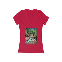 Load image into Gallery viewer, Yosemite 2 - Women's Jersey Short Sleeve V-Neck Tee