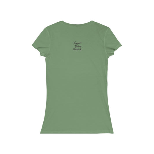 Plant 1 - Women's Jersey Short Sleeve V-Neck Tee