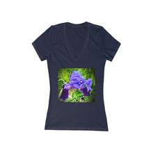 Load image into Gallery viewer, Iris - Women's Jersey Short Sleeve V-Neck Tee