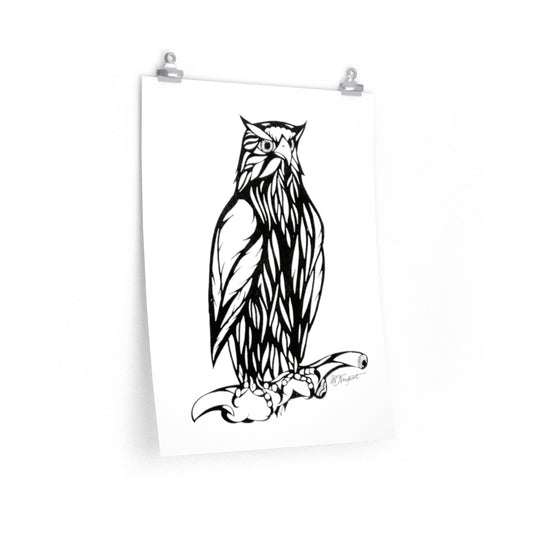 "The Wise Old Owl" - Premium Matte poster