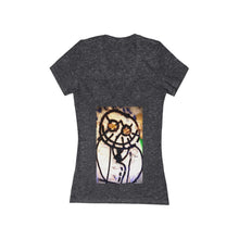 Load image into Gallery viewer, The Smiler - Women's Jersey Short Sleeve V-Neck Tee