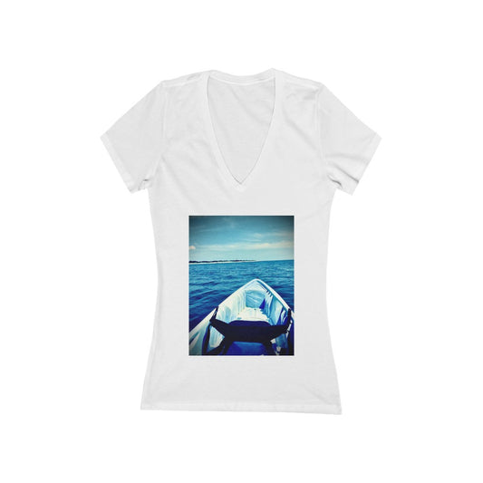 Kayak 1 - Women's Jersey Short Sleeve V-Neck Tee
