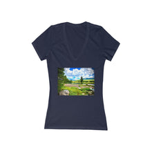 Load image into Gallery viewer, Yosemite 4 - Women's Jersey Short Sleeve V-Neck Tee