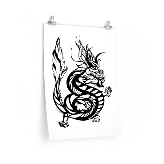 "Ja ja uma (Dragon)" - Premium Matte poster