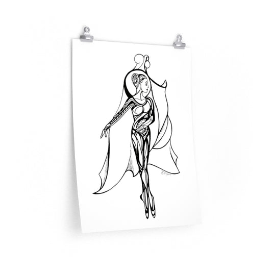 "Ballerina" - Premium Matte poster