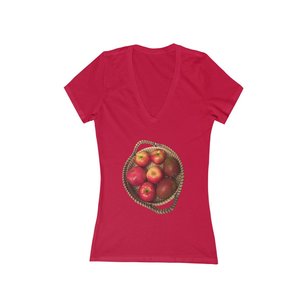 Fruit 1 - Women's Jersey Short Sleeve V-Neck Tee