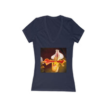 Load image into Gallery viewer, Orchid 1 - Women's Jersey Short Sleeve V-Neck Tee