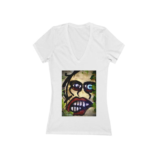Ol' Blue Eye - Women's Jersey Short Sleeve V-Neck Tee