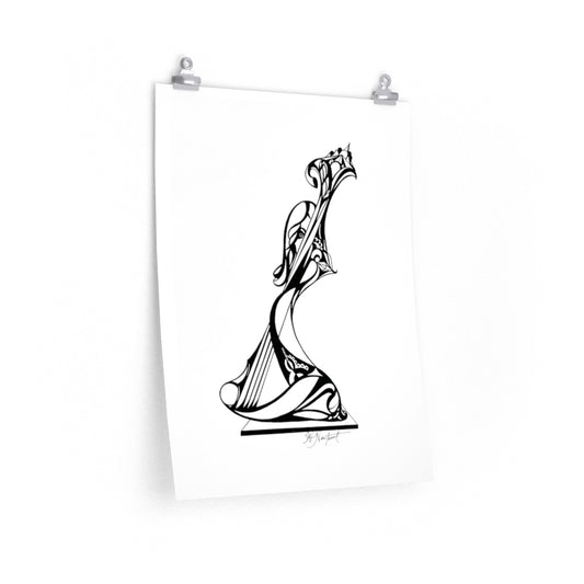 "Musical Debutante" - Premium Matte poster