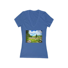 Load image into Gallery viewer, Yosemite 4 - Women's Jersey Short Sleeve V-Neck Tee