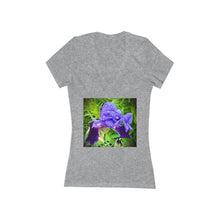 Load image into Gallery viewer, Iris - Women's Jersey Short Sleeve V-Neck Tee