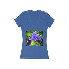 Load image into Gallery viewer, Iris - Women's Jersey Short Sleeve V-Neck Tee
