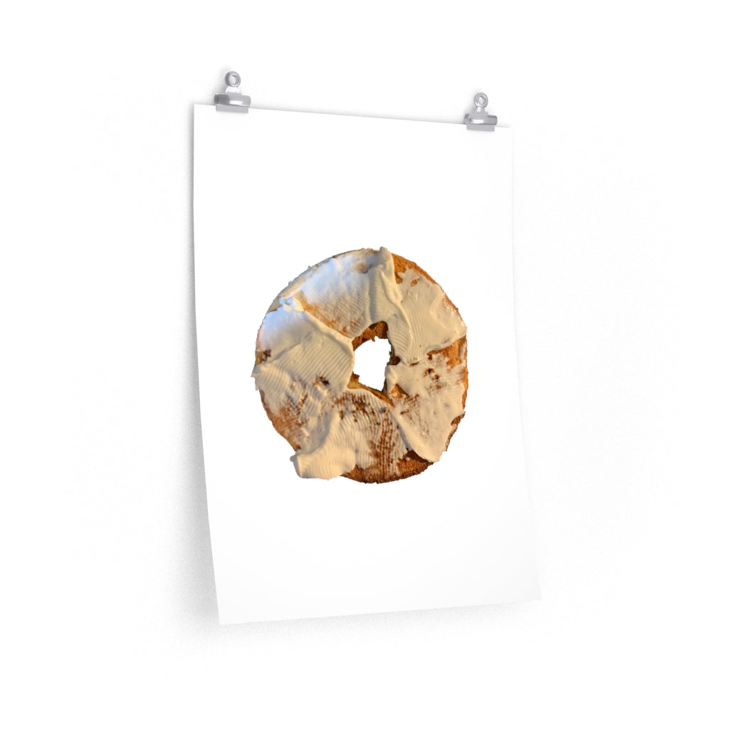 Bagel & Cream Cheese - Premium Matte poster