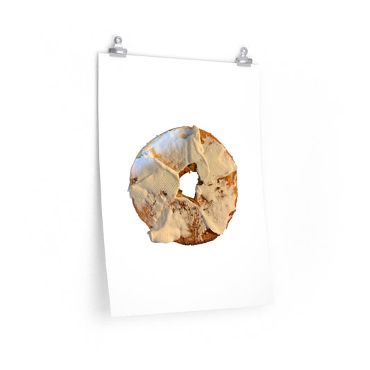 Bagel & Cream Cheese - Premium Matte poster