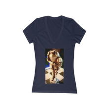 Load image into Gallery viewer, Headless King - Women's Jersey Short Sleeve V-Neck Tee
