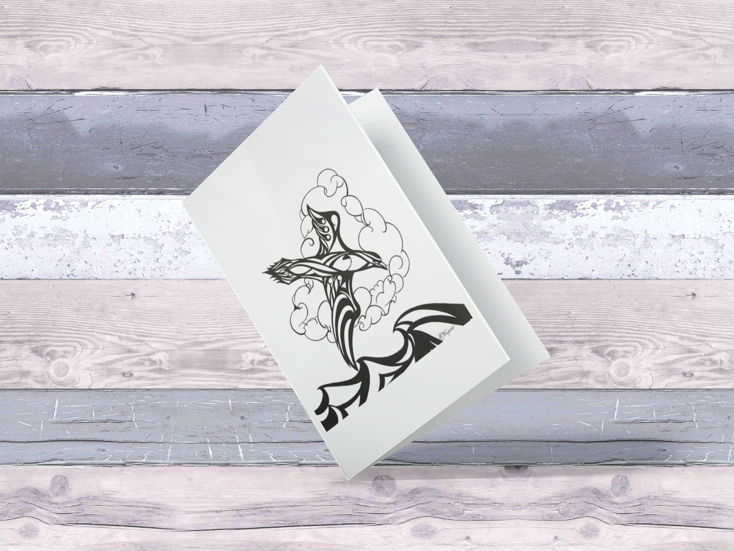 Peregrine Falcon Greeting Cards — The Hunter Design (1 or 10-Pack)