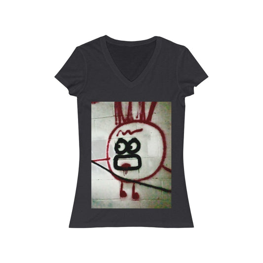 Mr. Cherry - Women's Jersey Short Sleeve V-Neck Tee