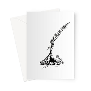 The Pen Is Mightier Than the Sword Greeting Card