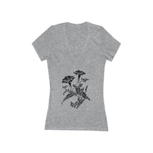 Load image into Gallery viewer, Flower 6 - Women&#39;s Jersey Short Sleeve V-Neck Tee
