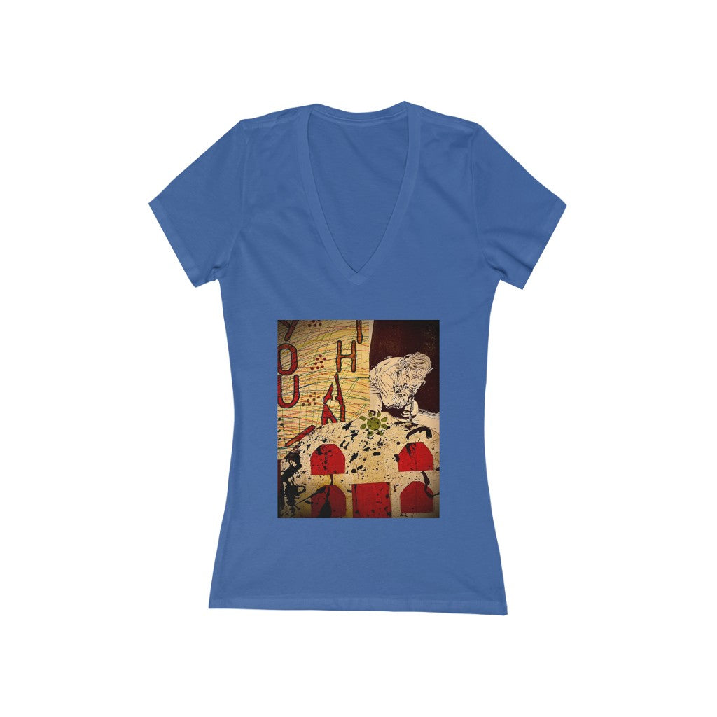 Thank you - Women's Jersey Short Sleeve V-Neck Tee