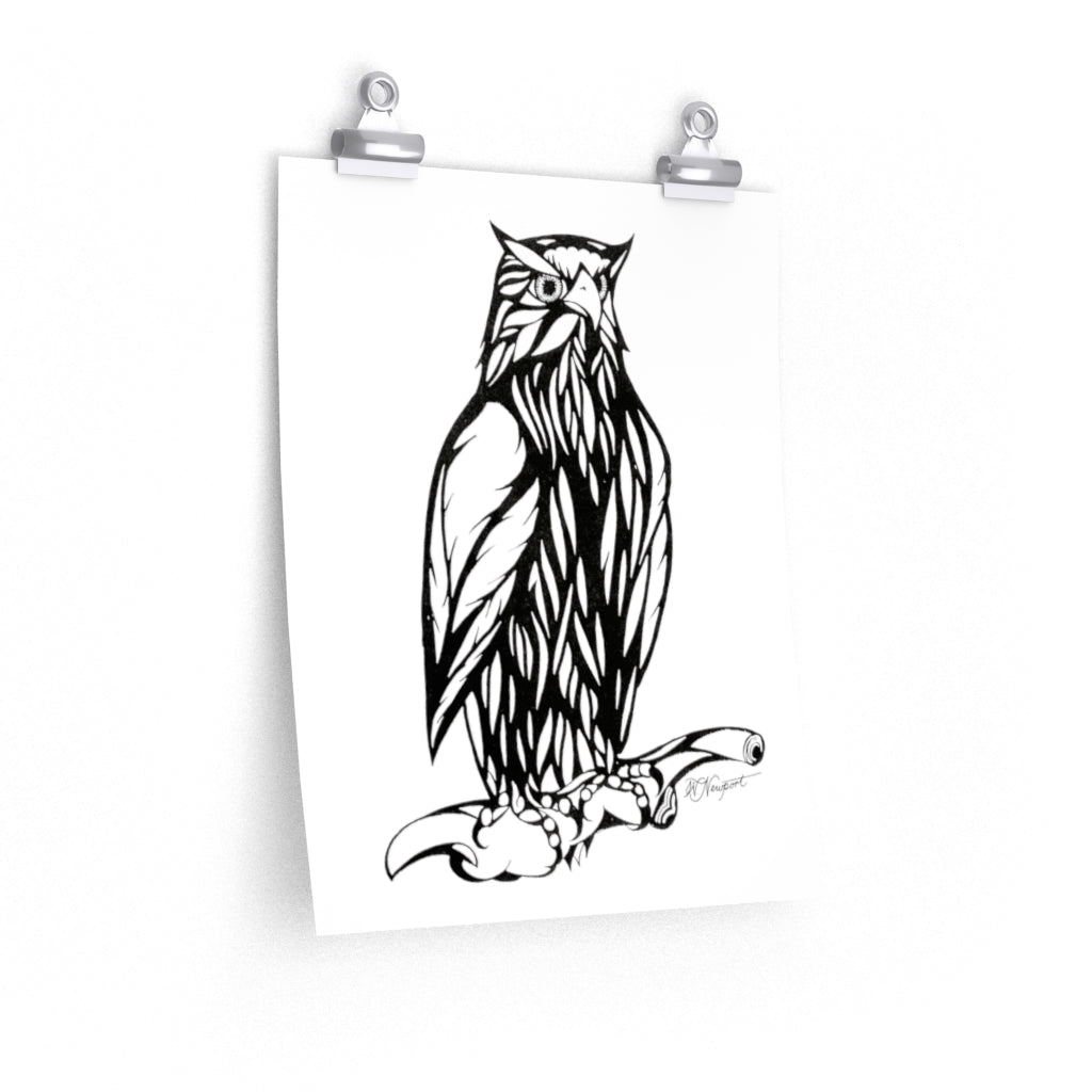 "The Wise Old Owl" - Premium Matte poster