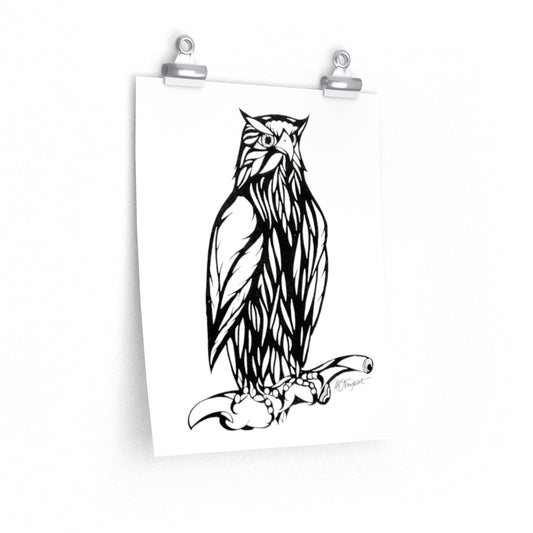 "The Wise Old Owl" - Premium Matte poster