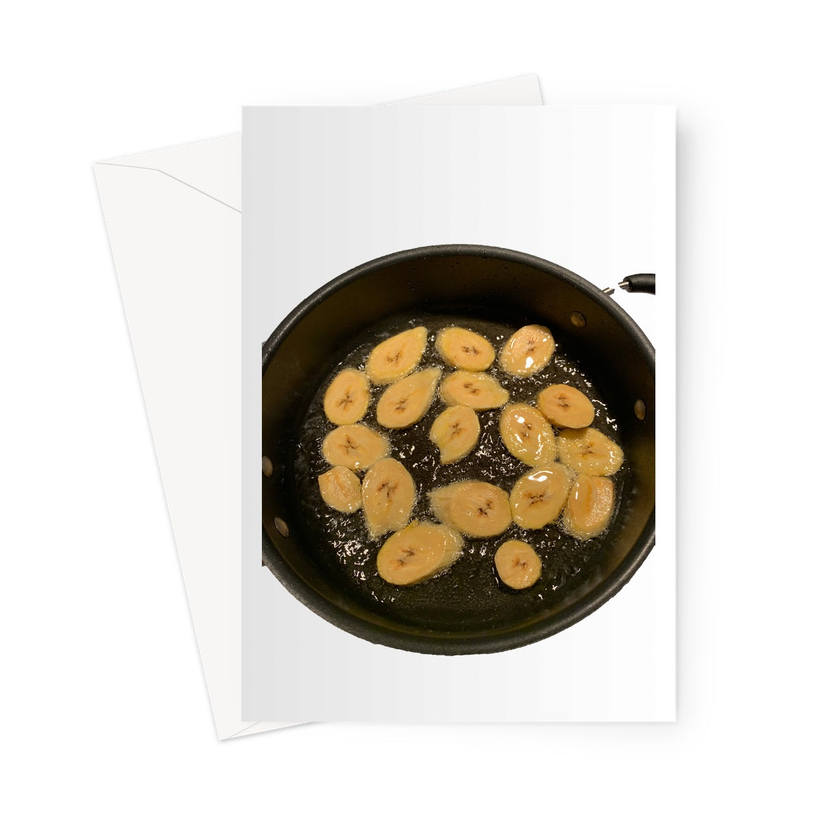 Fried Plantains Greeting Card