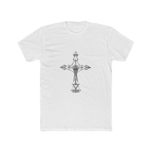 "Cross #2" - Men's Cotton Crew Tee
