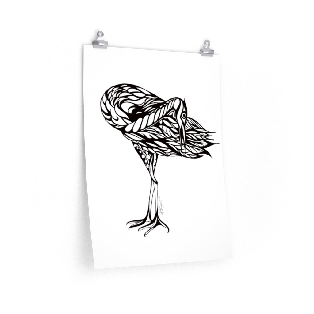 "Wading Through Life" - Premium Matte poster