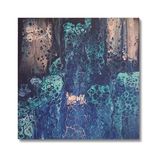 Karmic Kaleidoscope: Printed Stretched Canvas (20" x 20") -- by AVA