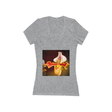 Load image into Gallery viewer, Orchid 1 - Women&#39;s Jersey Short Sleeve V-Neck Tee
