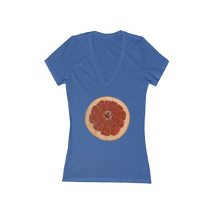 Grapefruit - Women's Jersey Short Sleeve V-Neck Tee