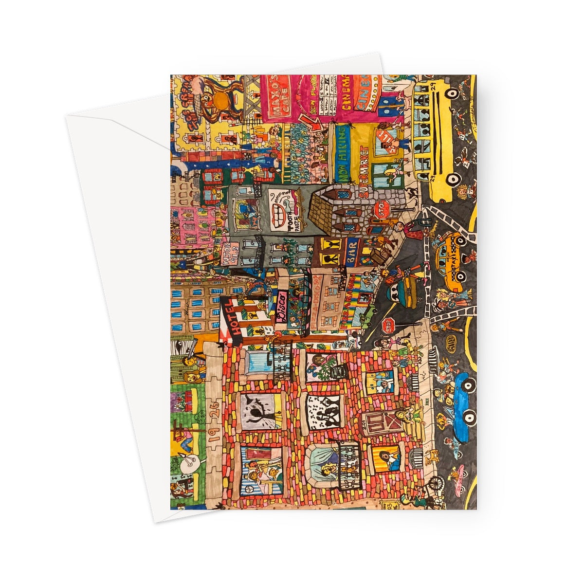 Summer in the City  Greeting Card