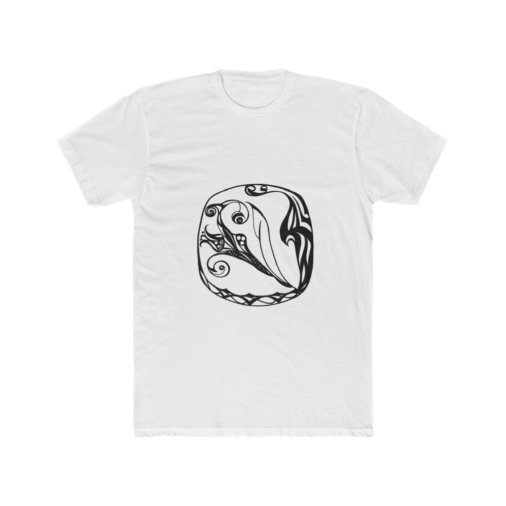 "Abstraction #5" - Men's Cotton Crew Tee