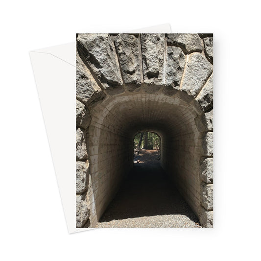 Tunnel Greeting Card