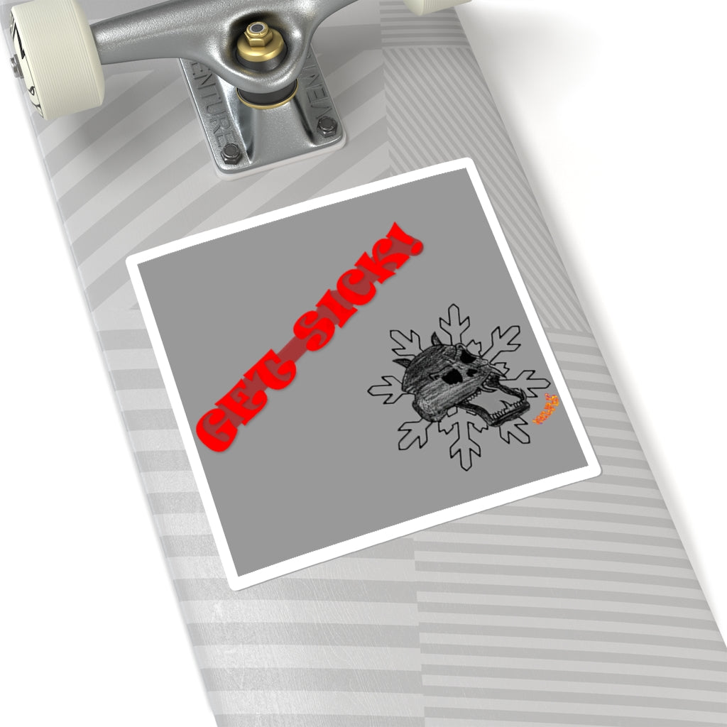 SKLFLK sticker _orange (Get Sick!)