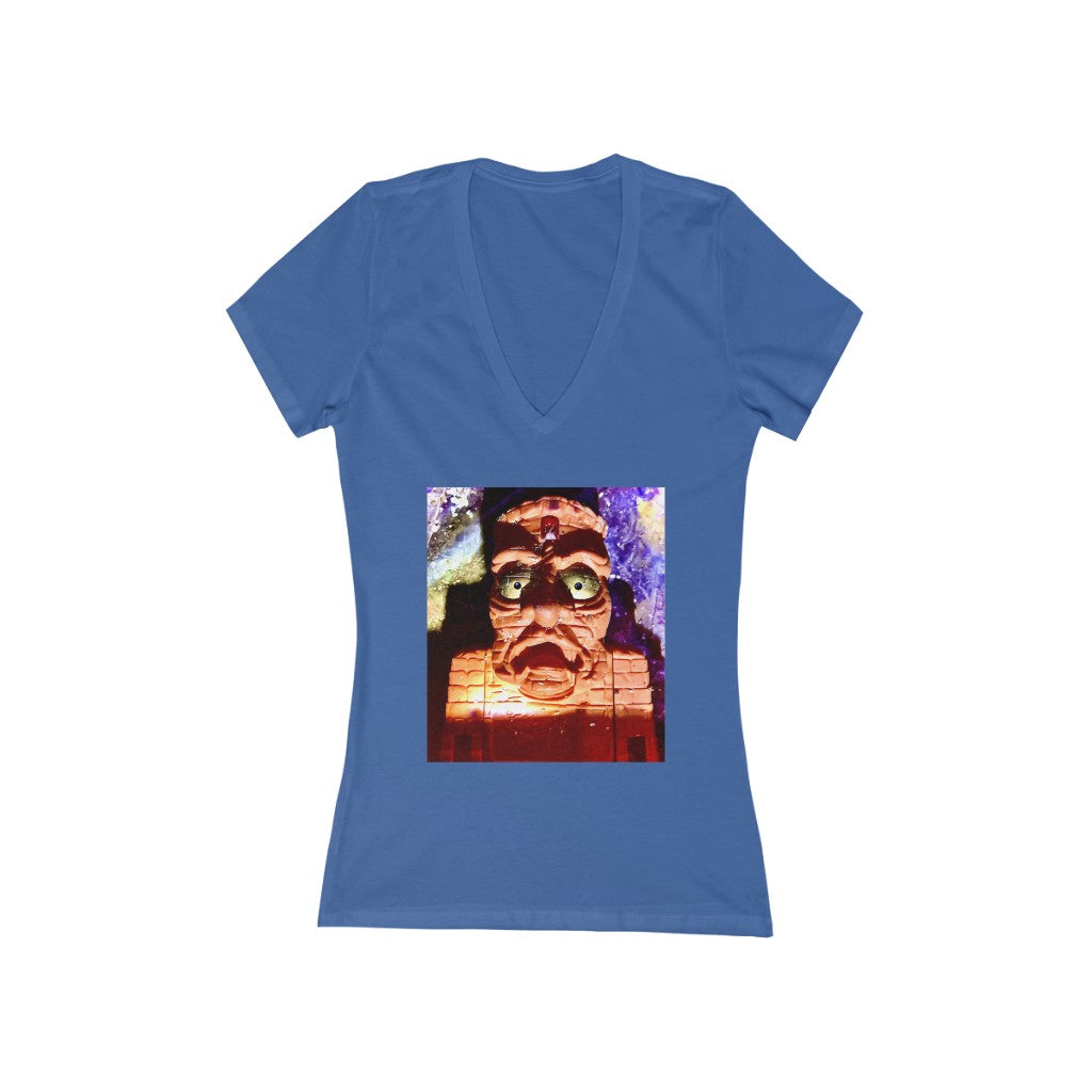 Toy in Basement - Women's Jersey Short Sleeve V-Neck Tee