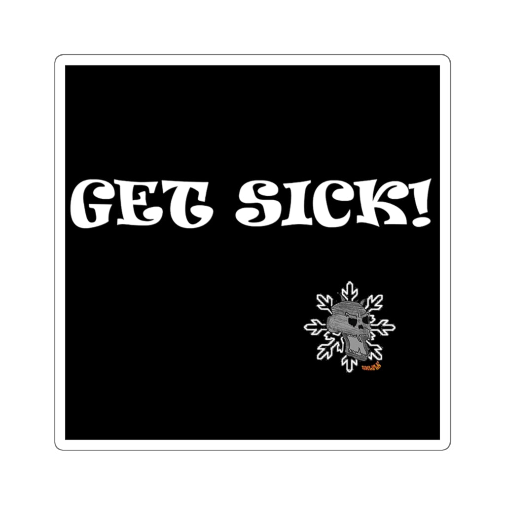 SKLFLK sticker _white (Get Sick!)