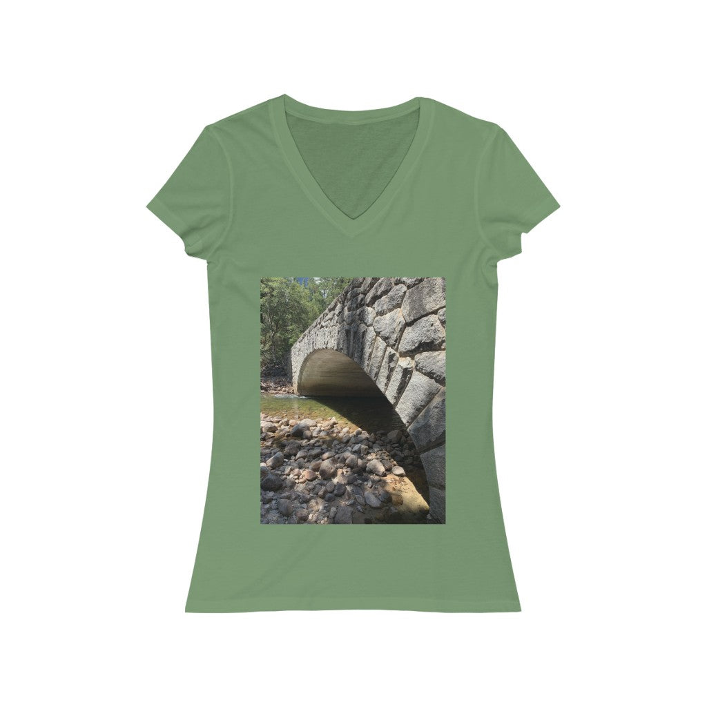 Stone Bridge - Women's Jersey Short Sleeve V-Neck Tee
