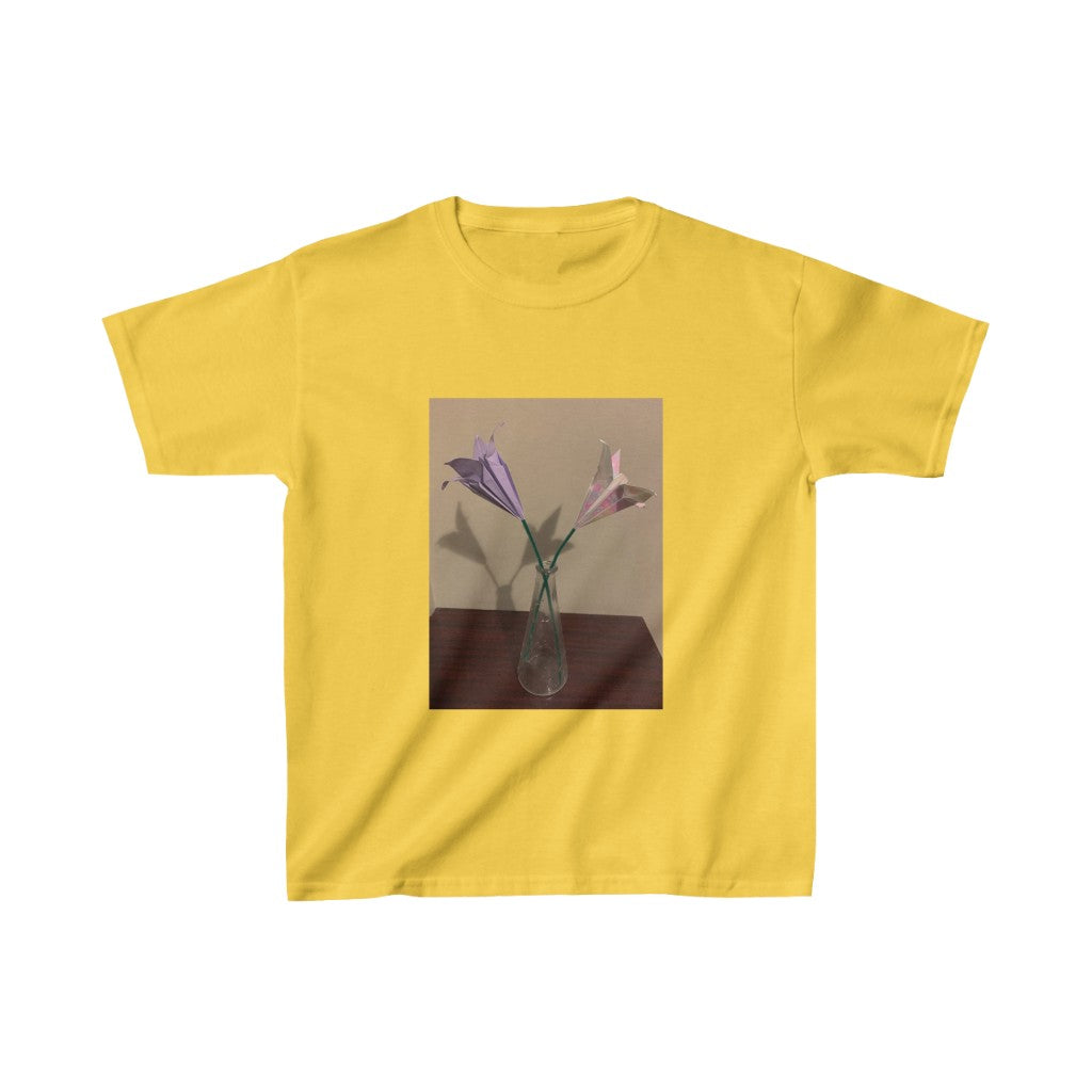 Origami Flowers - Kids Heavy Cotton™ Tee