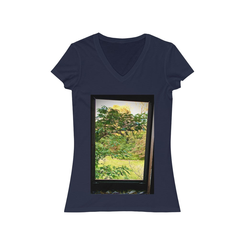 Window 3 - Women's Jersey Short Sleeve V-Neck Tee
