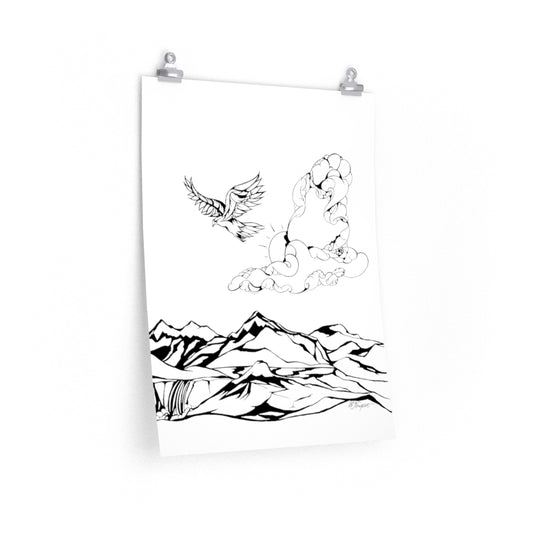 "Freedom - God's Gift" - Premium Matte poster