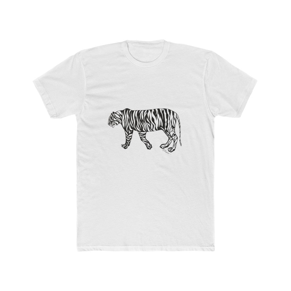 "Bengal Tiger" - Men's Cotton Crew Tee