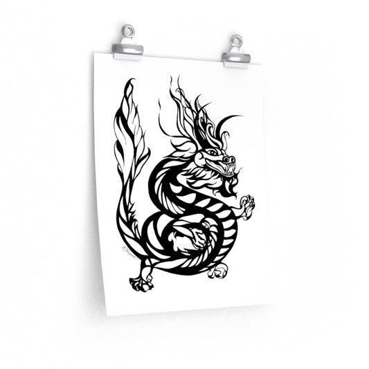 "Ja ja uma (Dragon)" - Premium Matte poster