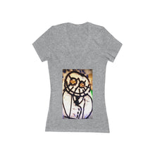 Load image into Gallery viewer, The Smiler - Women&#39;s Jersey Short Sleeve V-Neck Tee
