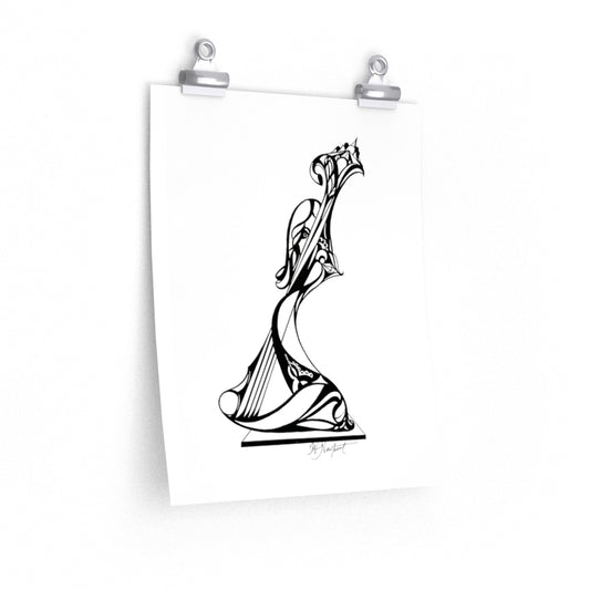 "Musical Debutante" - Premium Matte poster