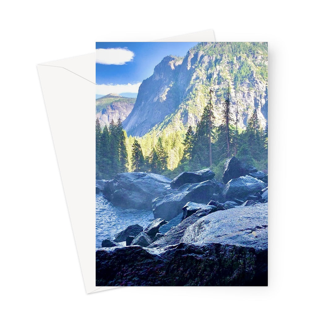 Yosemite Falls Greeting Card