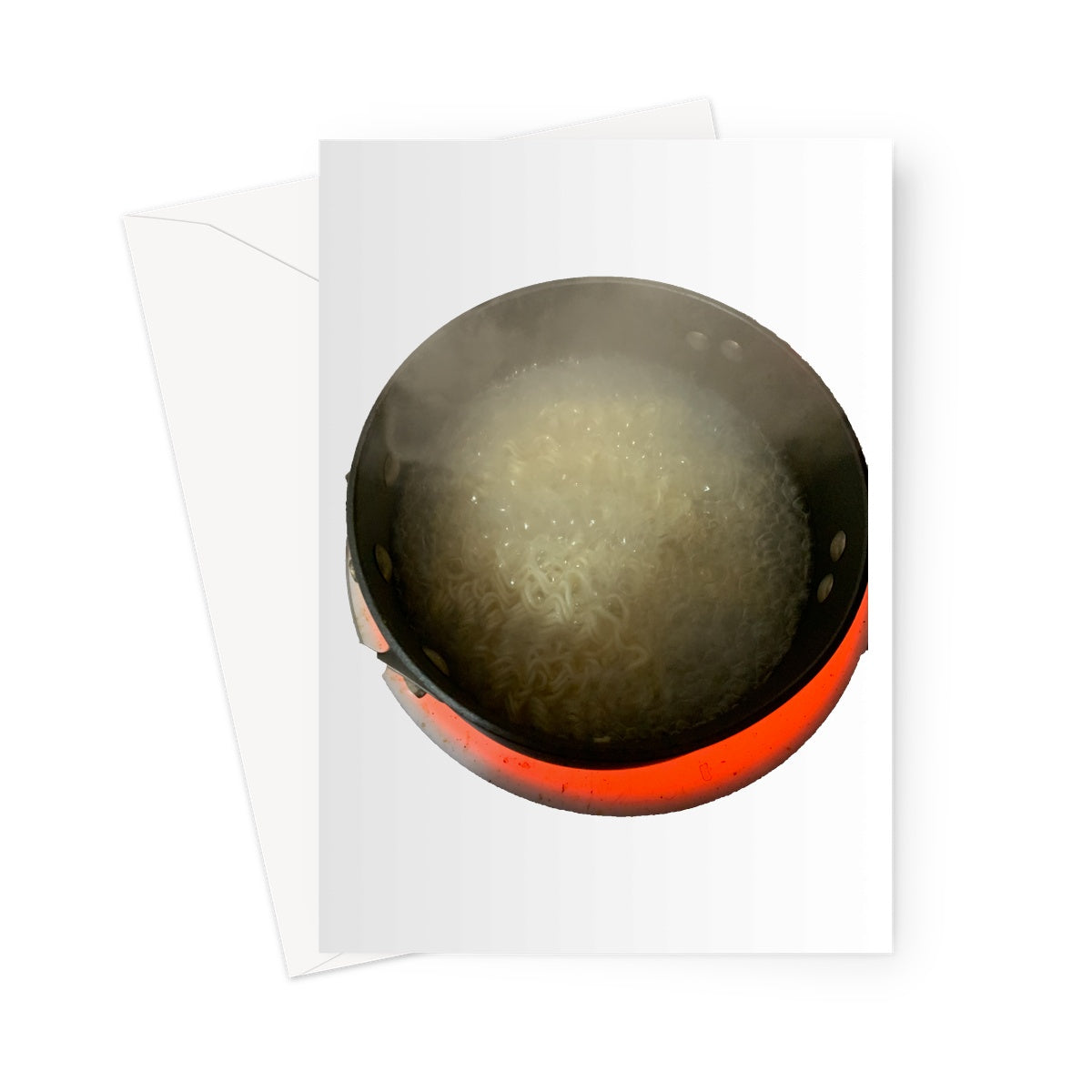 Boiling Ramen Greeting Card